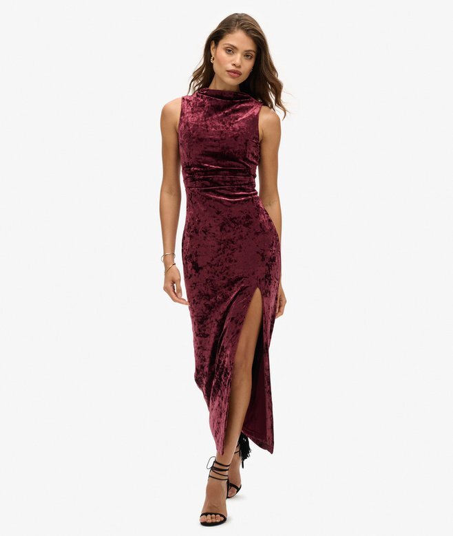 Maxikleid aus Samt Maxikleid aus Samt