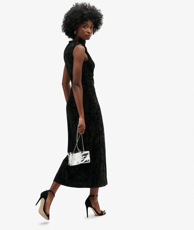 Maxikleid aus Samt Maxikleid aus Samt