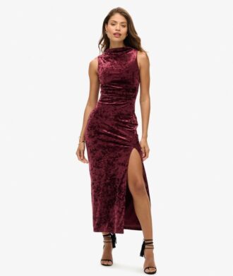 Maxikleid aus Samt