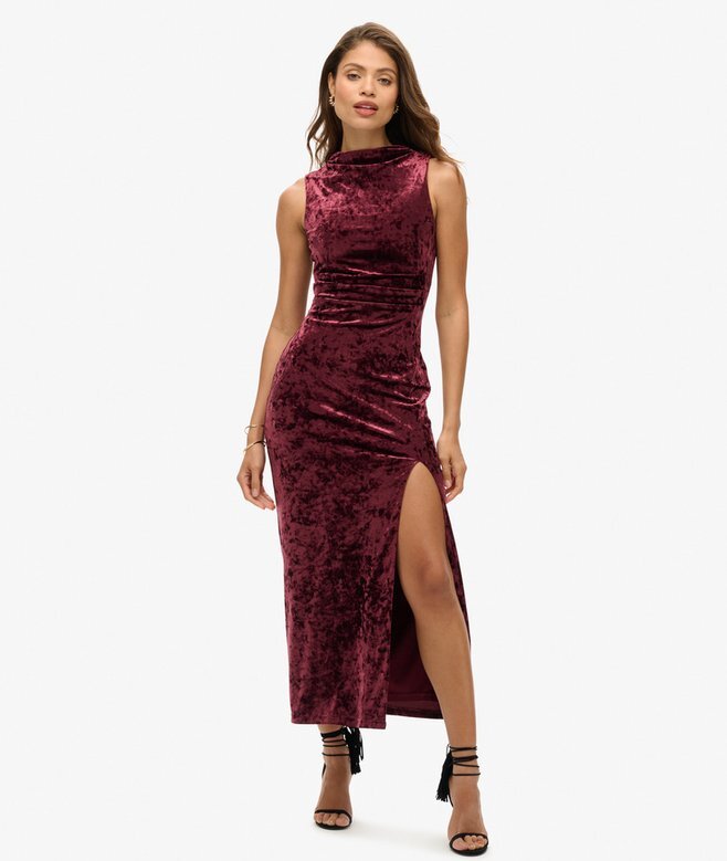 Maxikleid aus Samt Maxikleid aus Samt