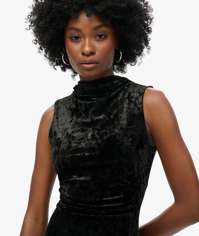 Maxikleid aus Samt Maxikleid aus Samt