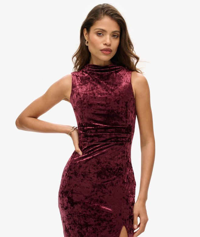 Maxikleid aus Samt Maxikleid aus Samt