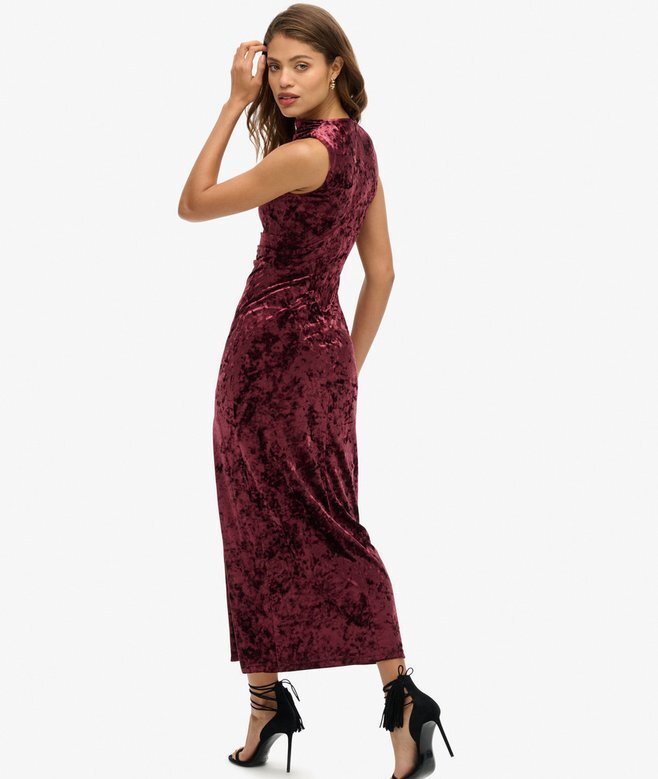 Maxikleid aus Samt Maxikleid aus Samt