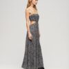 Maxikleid mit ausgeschnittenem Rücken