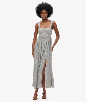 Maxikleid mit Bindeband