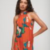 Maxikleid mit hohem Kragen