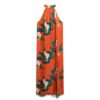 Maxikleid mit hohem Kragen