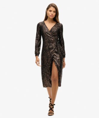 Maxikleid mit Pailletten