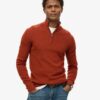 Merino-Pullover mit halbem Reißverschluss Merino-Pullover mit halbem Reißverschluss