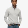 Merino-Pullover mit halbem Reißverschluss Merino-Pullover mit halbem Reißverschluss