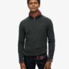 Merino-Pullover mit halbem Reißverschluss Merino-Pullover mit halbem Reißverschluss