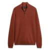Merino-Pullover mit halbem Reißverschluss Merino-Pullover mit halbem Reißverschluss