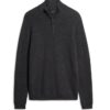 Merino-Pullover mit halbem Reißverschluss Merino-Pullover mit halbem Reißverschluss