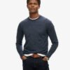 Merino-Pullover mit Rundhalsausschnitt Merino-Pullover mit Rundhalsausschnitt