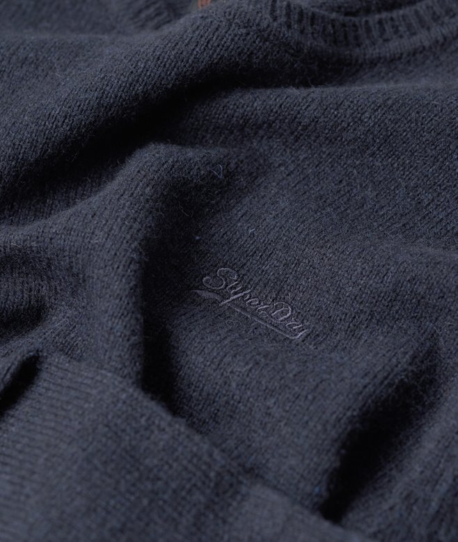 Merino-Pullover mit Rundhalsausschnitt Merino-Pullover mit Rundhalsausschnitt