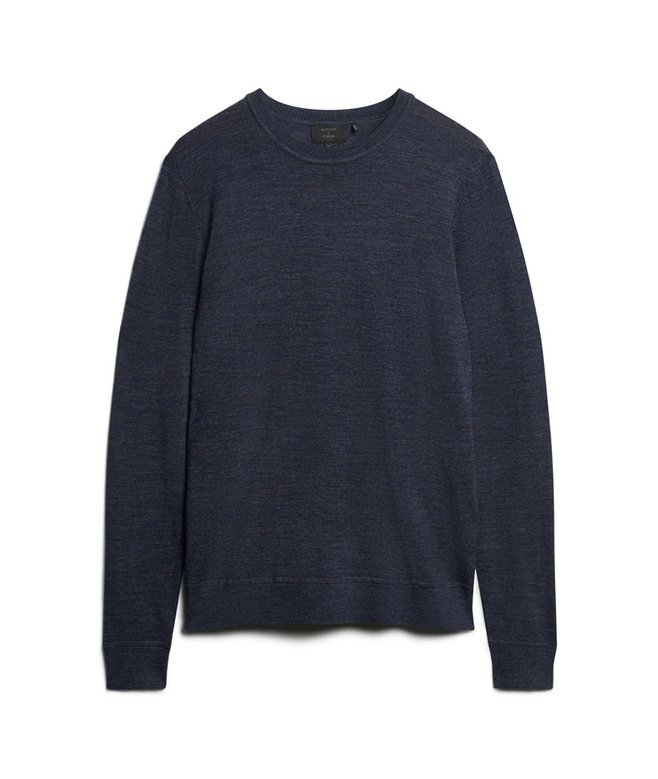 Merino-Pullover mit Rundhalsausschnitt Merino-Pullover mit Rundhalsausschnitt