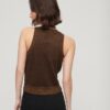 Merino-Strickweste mit Rundhalsausschnitt als Oberteil