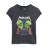 Metallica X Superdry T-Shirt mit Flügelärmeln Metallica X Superdry T-Shirt mit Flügelärmeln
