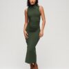 Midi-Kleid aus gerüschtem Jersey Midi-Kleid aus gerüschtem Jersey