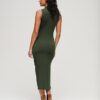 Midi-Kleid aus gerüschtem Jersey Midi-Kleid aus gerüschtem Jersey