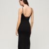 Midi-Kleid aus Jersey mit Spitzenrücken Midi-Kleid aus Jersey mit Spitzenrücken