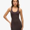 Midi-Kleid aus Jersey mit U-Ausschnitt Midi-Kleid aus Jersey mit U-Ausschnitt