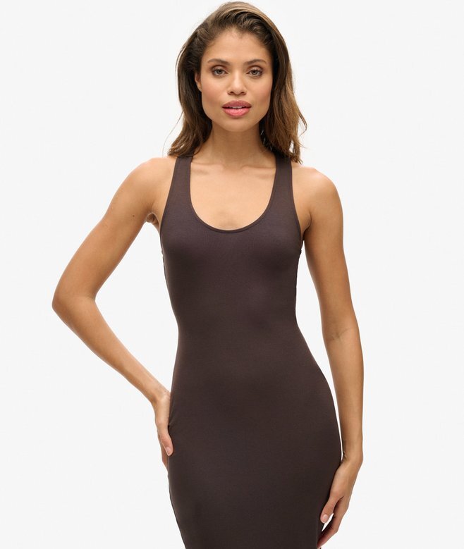 Midi-Kleid aus Jersey mit U-Ausschnitt Midi-Kleid aus Jersey mit U-Ausschnitt