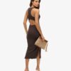 Midi-Kleid aus Jersey mit U-Ausschnitt Midi-Kleid aus Jersey mit U-Ausschnitt