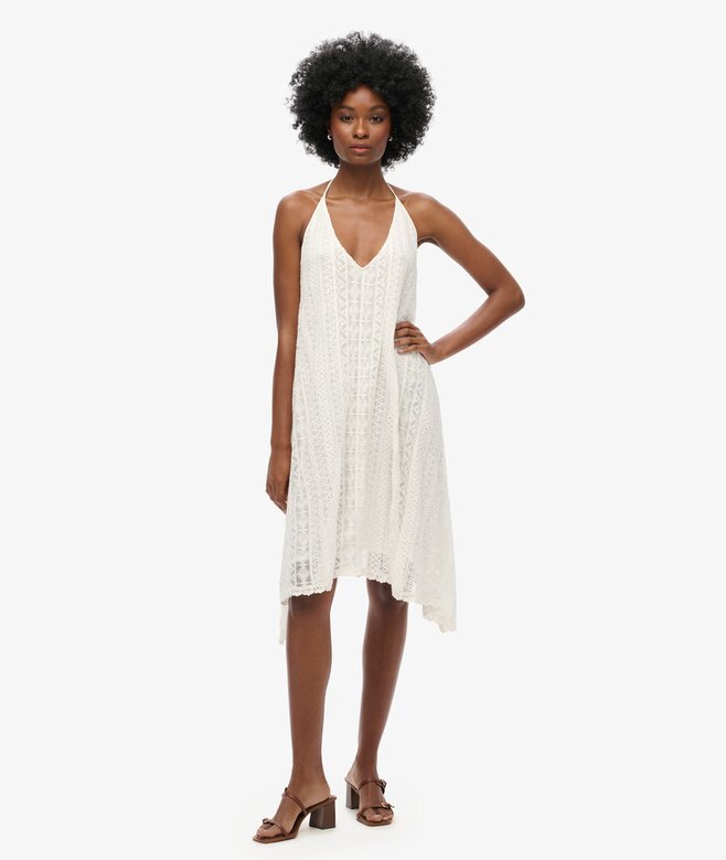 Midi-Kleid ganz aus Spitze Midi-Kleid ganz aus Spitze