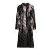 Midi-Kleid mit Chevron-Muster und offenem Rücken Midi-Kleid mit Chevron-Muster und offenem Rücken
