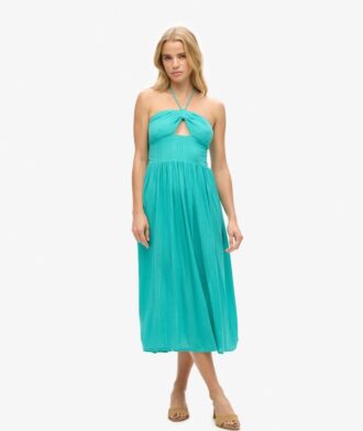 Midi-Kleid mit Cut-outs