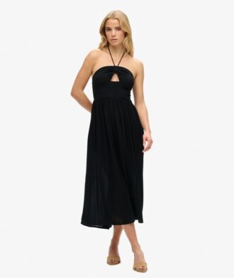 Midi-Kleid mit Cut-outs