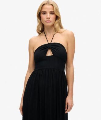 Midi-Kleid mit Cut-outs