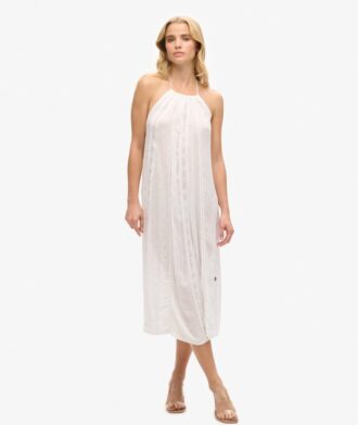 Midi-Kleid mit Neckholder
