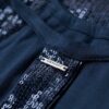 Midi-Kleid mit Pailletten und Neckholder Midi-Kleid mit Pailletten und Neckholder