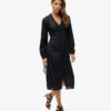 Midi-Kleid mit Spitzenbesatz Midi-Kleid mit Spitzenbesatz