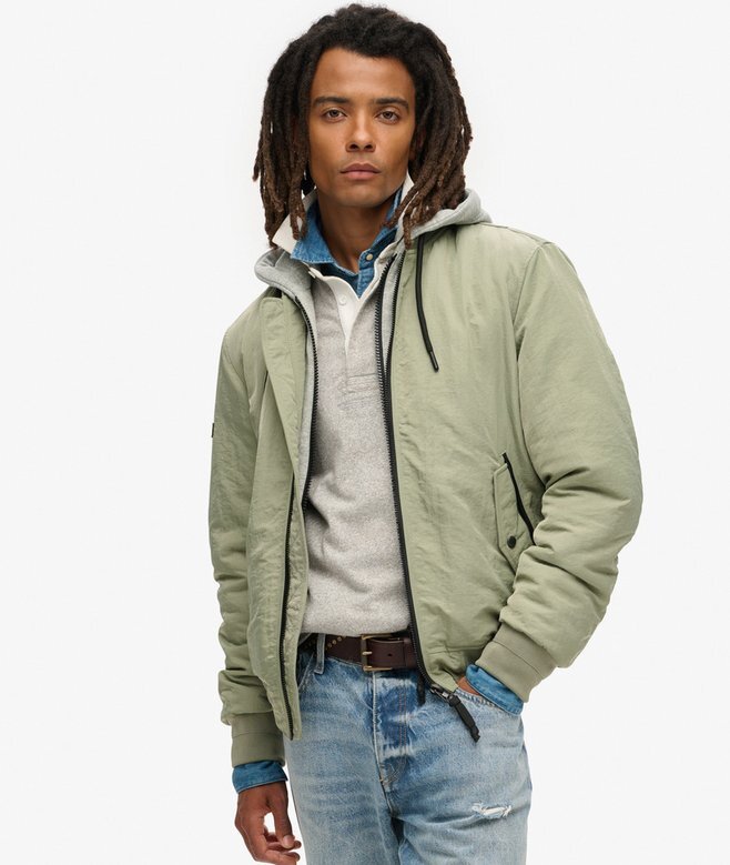 Militär-Hooded-Jacke MA1 Militär-Hooded-Jacke MA1