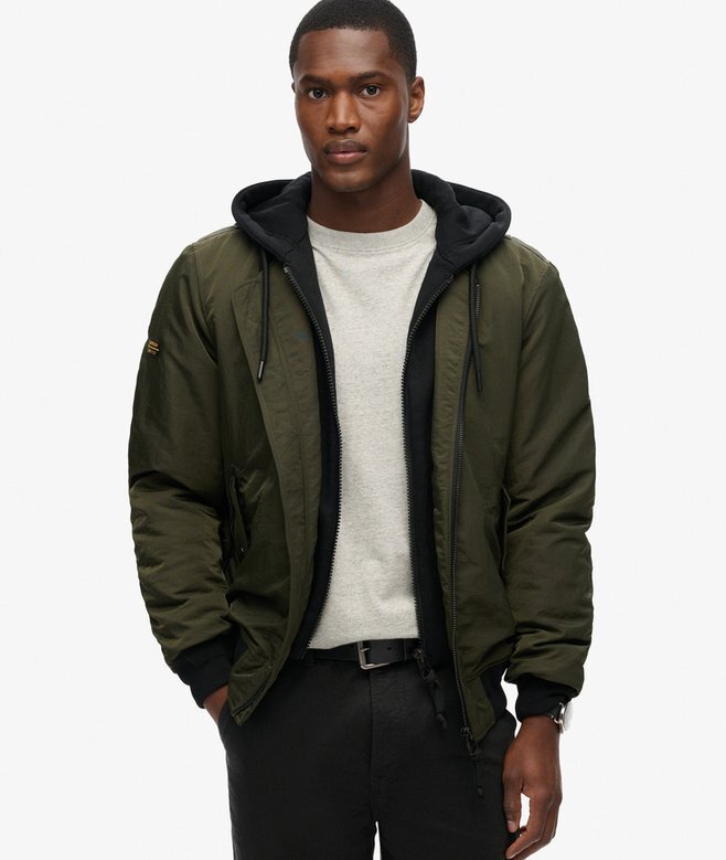 Militär-Hooded-Jacke MA1 Militär-Hooded-Jacke MA1