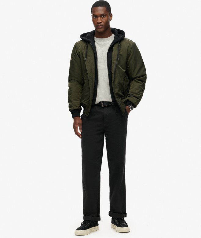 Militär-Hooded-Jacke MA1 Militär-Hooded-Jacke MA1