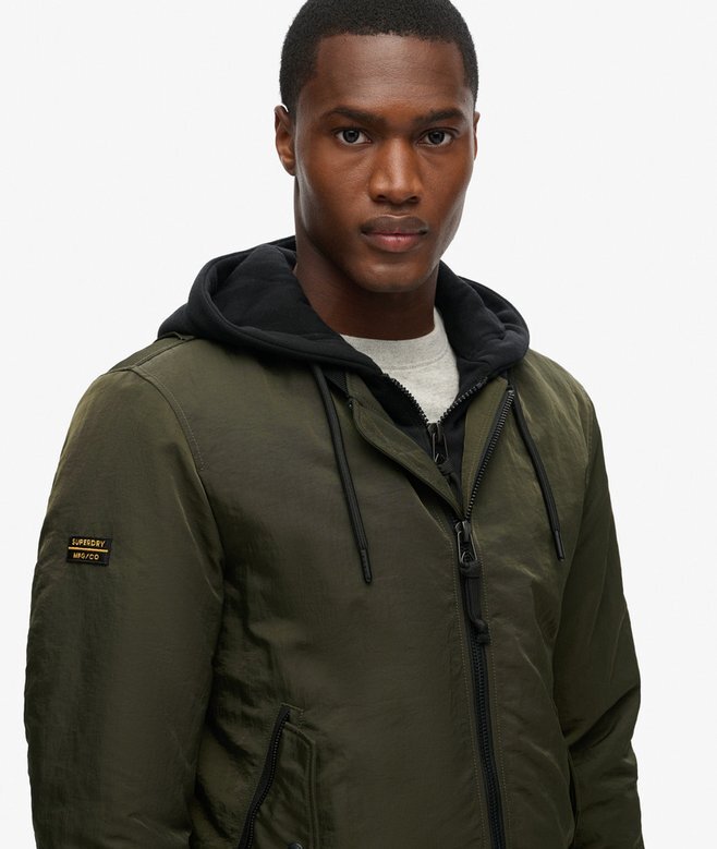 Militär-Hooded-Jacke MA1 Militär-Hooded-Jacke MA1
