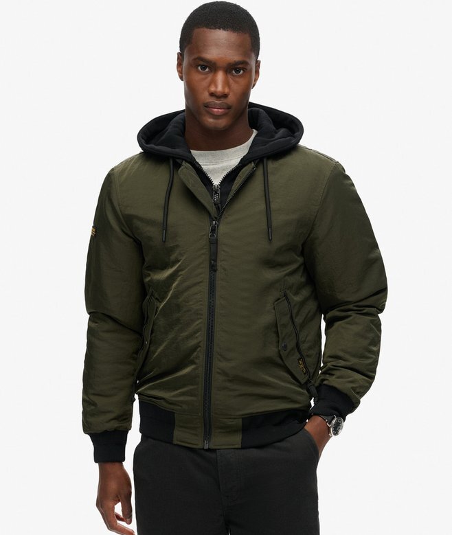 Militär-Hooded-Jacke MA1 Militär-Hooded-Jacke MA1