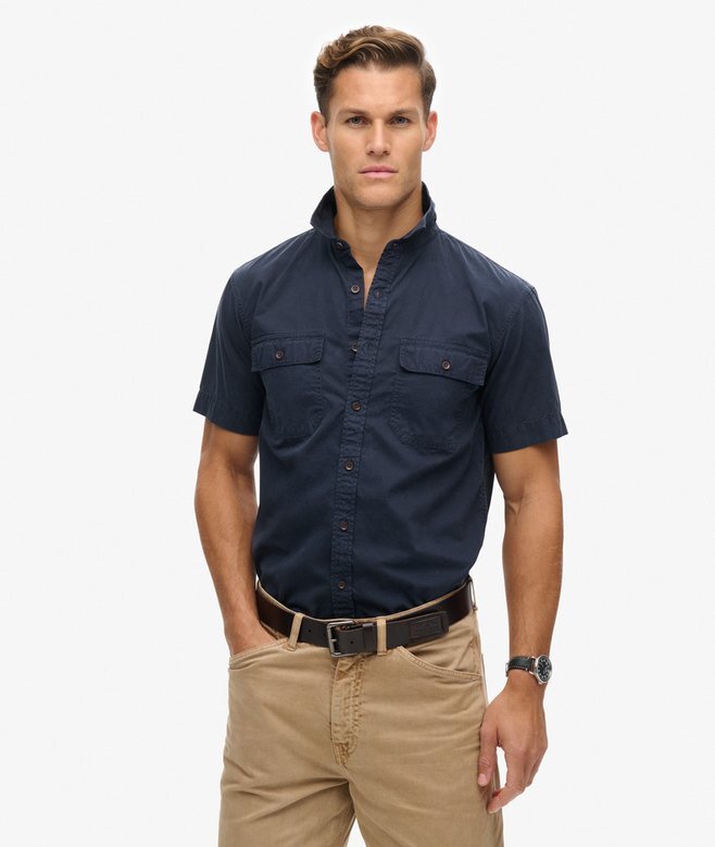 Militär-Kurzarm-Shirt Militär-Kurzarm-Shirt