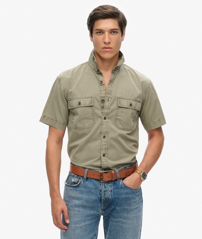 Militär-Kurzarm-Shirt Militär-Kurzarm-Shirt