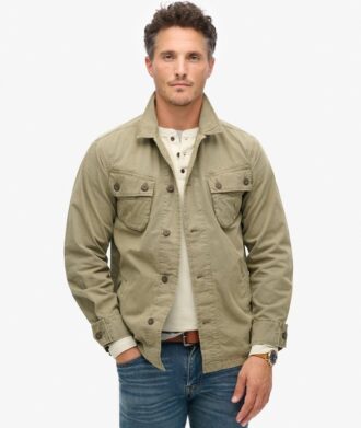 Militär-Overshirt-Jacke