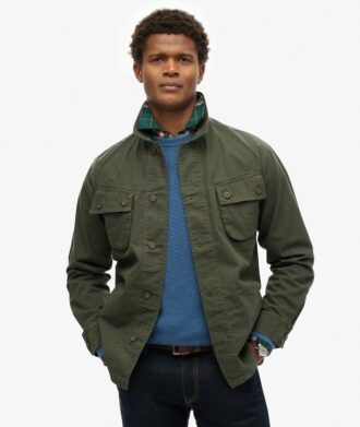 Militär-Overshirt-Jacke