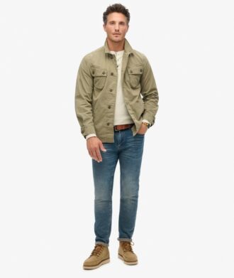 Militär-Overshirt-Jacke