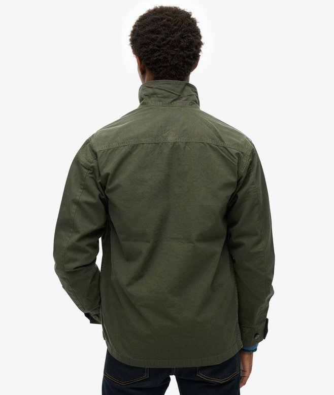 Militär-Overshirt-Jacke Militär-Overshirt-Jacke