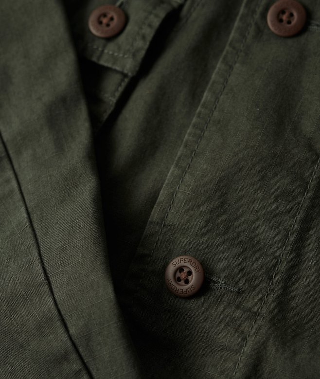 Militär-Overshirt-Jacke Militär-Overshirt-Jacke