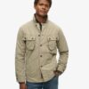 Militär-Overshirt-Jacke Militär-Overshirt-Jacke