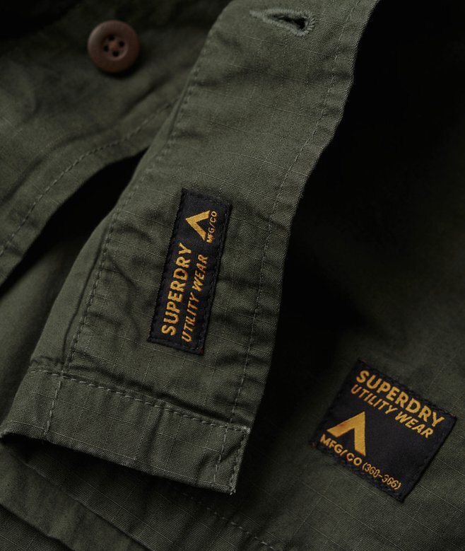 Militär-Overshirt-Jacke Militär-Overshirt-Jacke